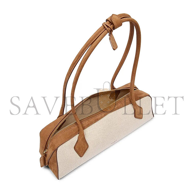 ALAÏA TECKEL MEDIUM LEATHER BAGUETTE BAG (33*11*10cm) 